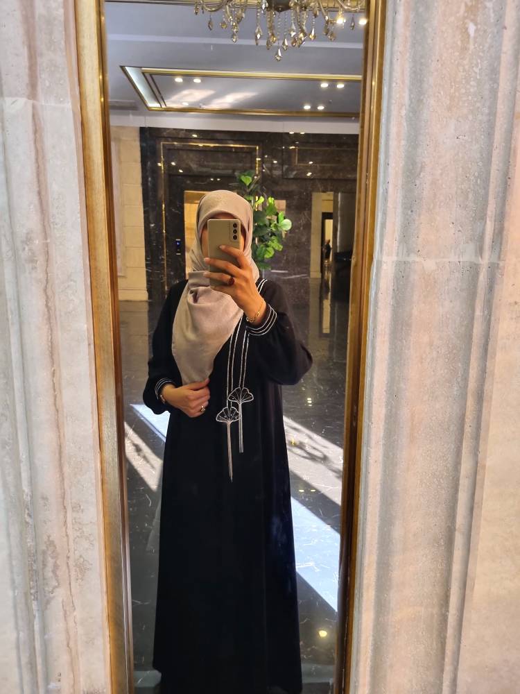 عبای قاصدک نقره ای فوق العاده سبک و مجلسی