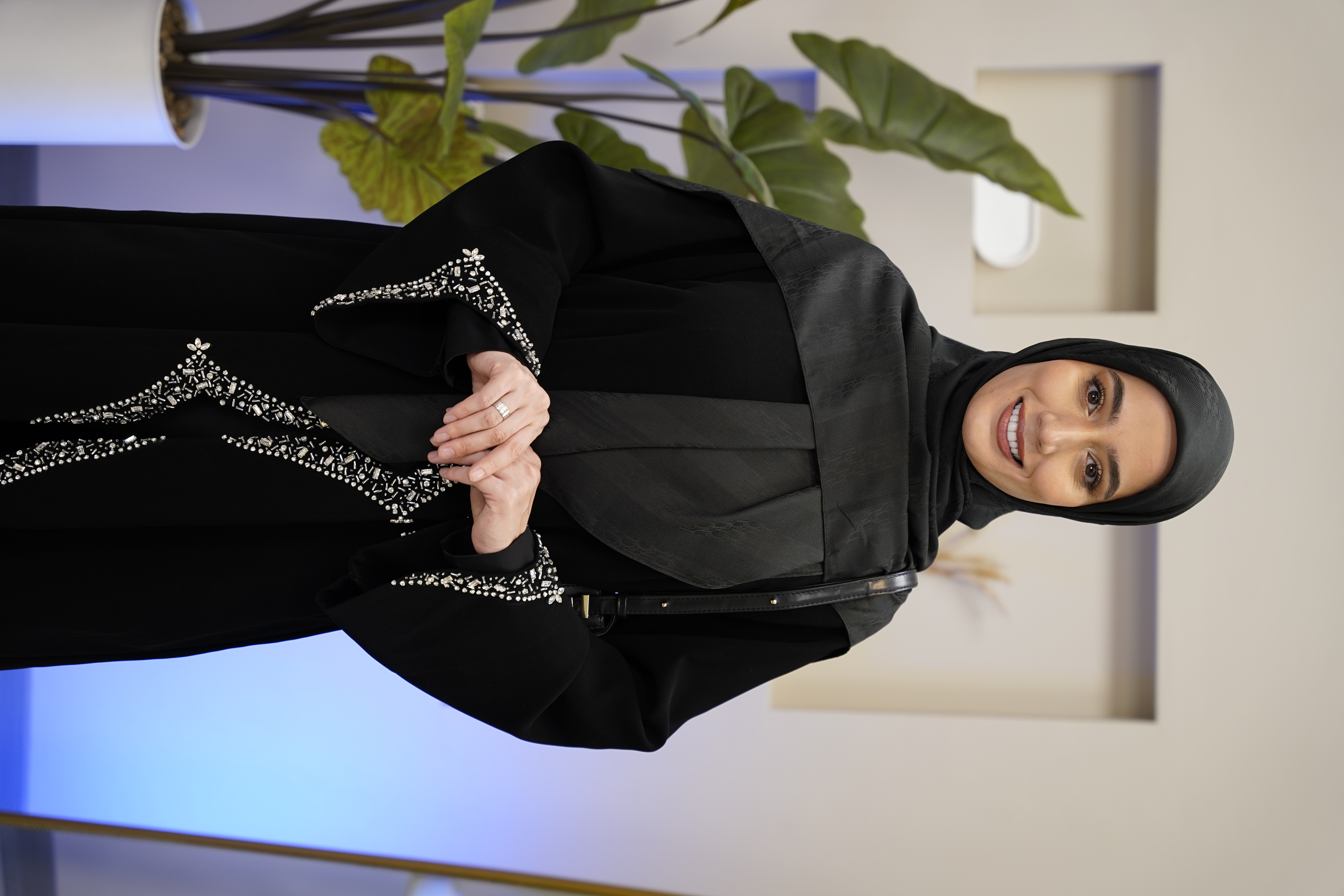 عبای مرویجت طرح گندم جواهر دوزی شده